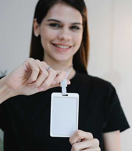 integrated cards holder